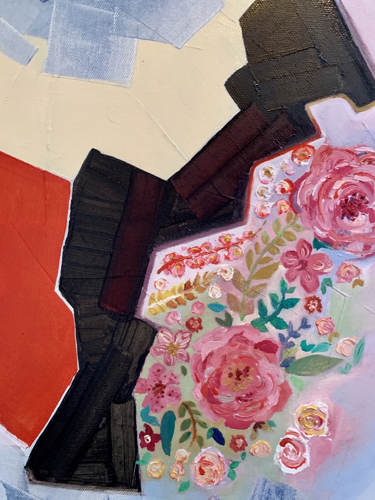 Detail of the floral motif